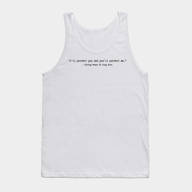 Strong Woman Do Bong Soon quotes Tank Top by ayshatazin